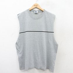 【20%OFF】XL★古着 アリゾナジーンズ ノースリーブ ビンテージ Tシャツ メンズ 00年代 00s 大きいサイズ クルーネック グレー 霜降り 25aug13 中古