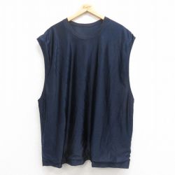 【50%OFF】スターター 00s ノースリーブTシャツ リバーシブル ネイビー XL | 古着