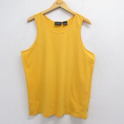 90s タンクトップ イエロー XL | 古着