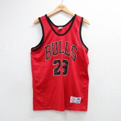 ヘインズ タンクトップ NBA シカゴブルズ レッド L | 古着