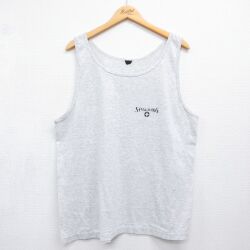 スポルディング 90s タンクトップ 霜降り グレー XL | 古着