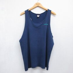 スポルディング 90s タンクトップ ネイビー L | 古着