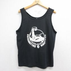 スクリーンスターズ 80s タンクトップ BRIGANTINE ブラック メンズL相当 | 古着