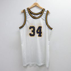 90s タンクトップ ユニフォーム ホワイト メンズL相当 | 古着