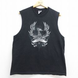 00s ノースリーブTシャツ PHOENIX CHOP SHOP ブラック メンズL相当 | 古着