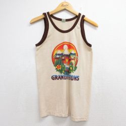 スプルース 70s タンクトップ THE GRAND TETONS ベージュ メンズS相当 | 古着