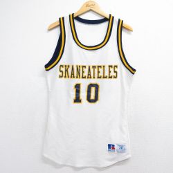 ラッセル 90s タンクトップ SKANEATELES ホワイト メンズM相当 | 古着