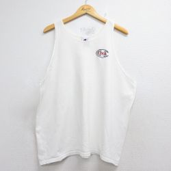 チャンピオン 90s タンクトップ ワンポイントロゴ ホワイト メンズXL相当 | 古着