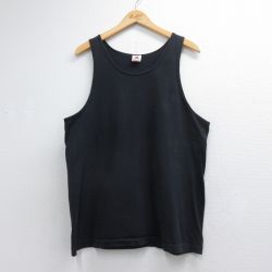 フルーツオブザルーム 90s タンクトップ ブラック メンズL相当 | 古着