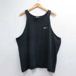 ナイキ 90s タンクトップ ワンポイントロゴ ブラック メンズXL相当 | 古着