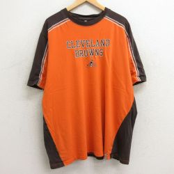 【50%OFF】リーボック 00s 半袖Tシャツ クリーブランドブラウンズ オレンジ XL | 古着