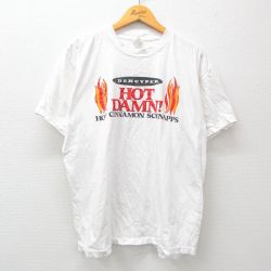 デカイパー 90s 半袖Tシャツ HOT ホワイト XL | 古着