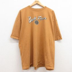 XL★古着 半袖 ビンテージ Tシャツ メンズ 00年代 00s Buck シカ 大きいサイズ コットン クルーネック 茶 ブラウン 【spe】 24feb20 中古