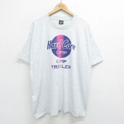 【50%OFF】フルーツオブザルーム 90s 半袖Tシャツ ハードコア グレー霜降り XL | 古着