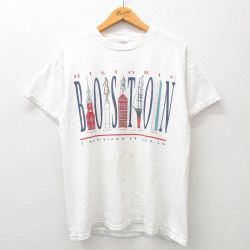 【50%OFF】00s 半袖Tシャツ ボストン船 ホワイト L | 古着
