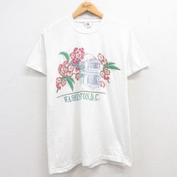 90s 半袖Tシャツ ワシントンDC ホワイト L | 古着