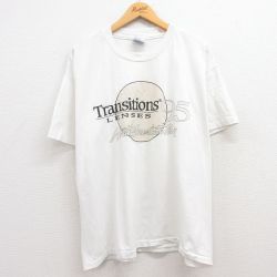 ヘインズ 90s 半袖Tシャツ トランジジョンレンズ ホワイト XL | 古着