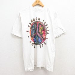 ビューグルボーイ 90s 半袖Tシャツ act ホワイト L | 古着