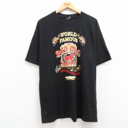 90s 半袖Tシャツ RED DOG SALOON ブラック XL | 古着