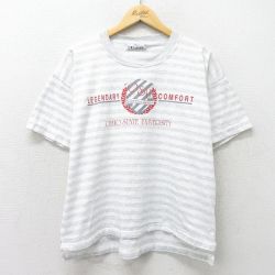 90s 半袖Tシャツ オハイオ大学 グレーボーダー L | 古着