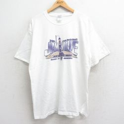 XL★古着 半袖 ビンテージ Tシャツ メンズ 00年代 00s カンザスステイトワイルドキャッツ バスケットボール 大きいサイズ コットン クルーネック 白 ホワイト 24mar07 中古