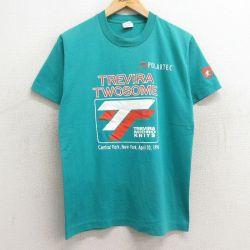 90s 半袖Tシャツ マラソン ライトブルー M | 古着
