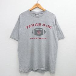 00s 半袖Tシャツ テキサスA&M グレー XL | 古着