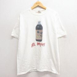 XL★古着 半袖 ビンテージ Tシャツ メンズ 00年代 00s ノニジュース Mejor コットン クルーネック 白 ホワイト 24mar15 中古