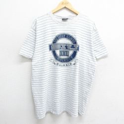 【50%OFF】ジャンスポーツ 90s 半袖Tシャツ サザンイリノイカレッジ グレー XL | 古着