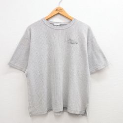 90s 半袖Tシャツ NO LIMITS グレーストライプ XL | 古着