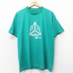 【50%OFF】90s 半袖Tシャツ TIMING TRUST TEAMWORKノーザンテレコム グリーン XL | 古着