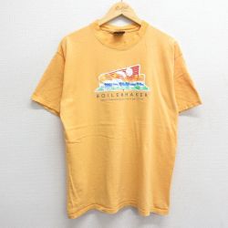 90s 半袖Tシャツ BOILERMAKER イエロー XL | 古着