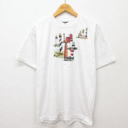 ジャージーズ 00s 半袖Tシャツ 灯台 ホワイト L | 古着