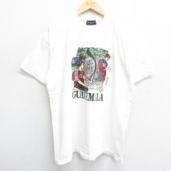 90s 半袖Tシャツ グアテマラ ホワイト XL | 古着