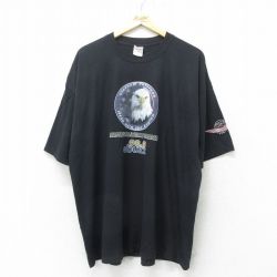 00s 半袖Tシャツ 鳥 ブラック XL | 古着