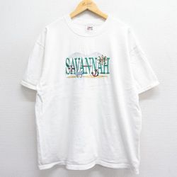 90s 半袖Tシャツ サバンナ ホワイト XL | 古着