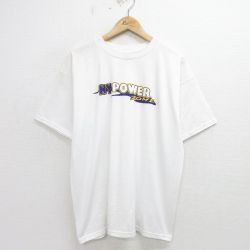 フルーツオブザルーム 00s 半袖Tシャツ NY POWER ホワイト XL | 古着
