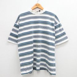 90s 半袖Tシャツ モックネック ホワイト XL | 古着
