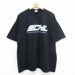 00s 半袖Tシャツ SCHL ブラック XL | 古着