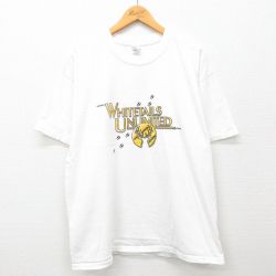 XL★古着 半袖 ビンテージ Tシャツ メンズ 00年代 00s WHITETAILS シカ 大きいサイズ コットン クルーネック 白 ホワイト 24jun04 中古