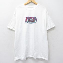 XL★古着 ヘインズ Hanes 半袖 ビンテージ Tシャツ メンズ 00年代 00s Purvis 大きいサイズ クルーネック 白 ホワイト 24jun05 中古