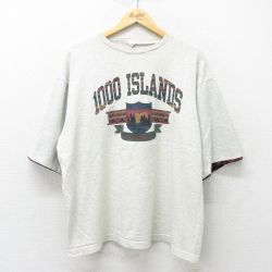 90s 半袖Tシャツ カナダ グレー XL | 古着