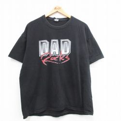 00s 半袖Tシャツ DAD ブラック XL | 古着