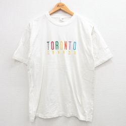 【50%OFF】00s 半袖Tシャツ トロント ホワイト L | 古着