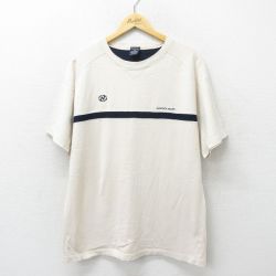 【50%OFF】ノーティカ 90s 半袖Tシャツ ワンポイントロゴ ベージュ XL | 古着