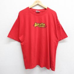 00s 半袖Tシャツ Awana clubs レッド XL | 古着