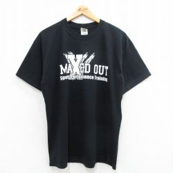【50%OFF】00s 半袖Tシャツ MAXED OUT ブラック L | 古着