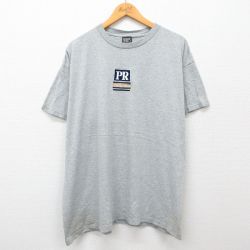 XL★古着 半袖 ビンテージ Tシャツ メンズ 00年代 00s プエルトリコ 大きいサイズ クルーネック グレー 霜降り 24jul01 中古