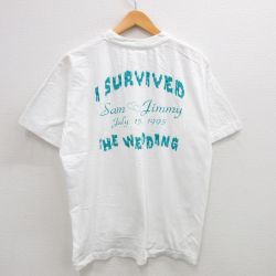 90s 半袖Tシャツ WEDDING ホワイト XL | 古着