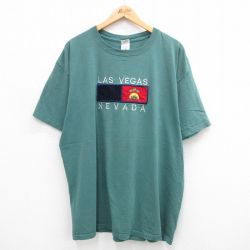 00s 半袖Tシャツ ラスベガス グリーン XL | 古着